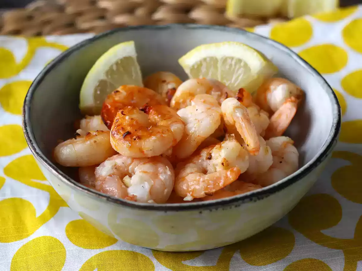 Krevety smažené na vzduchu: lehký a chutný recept