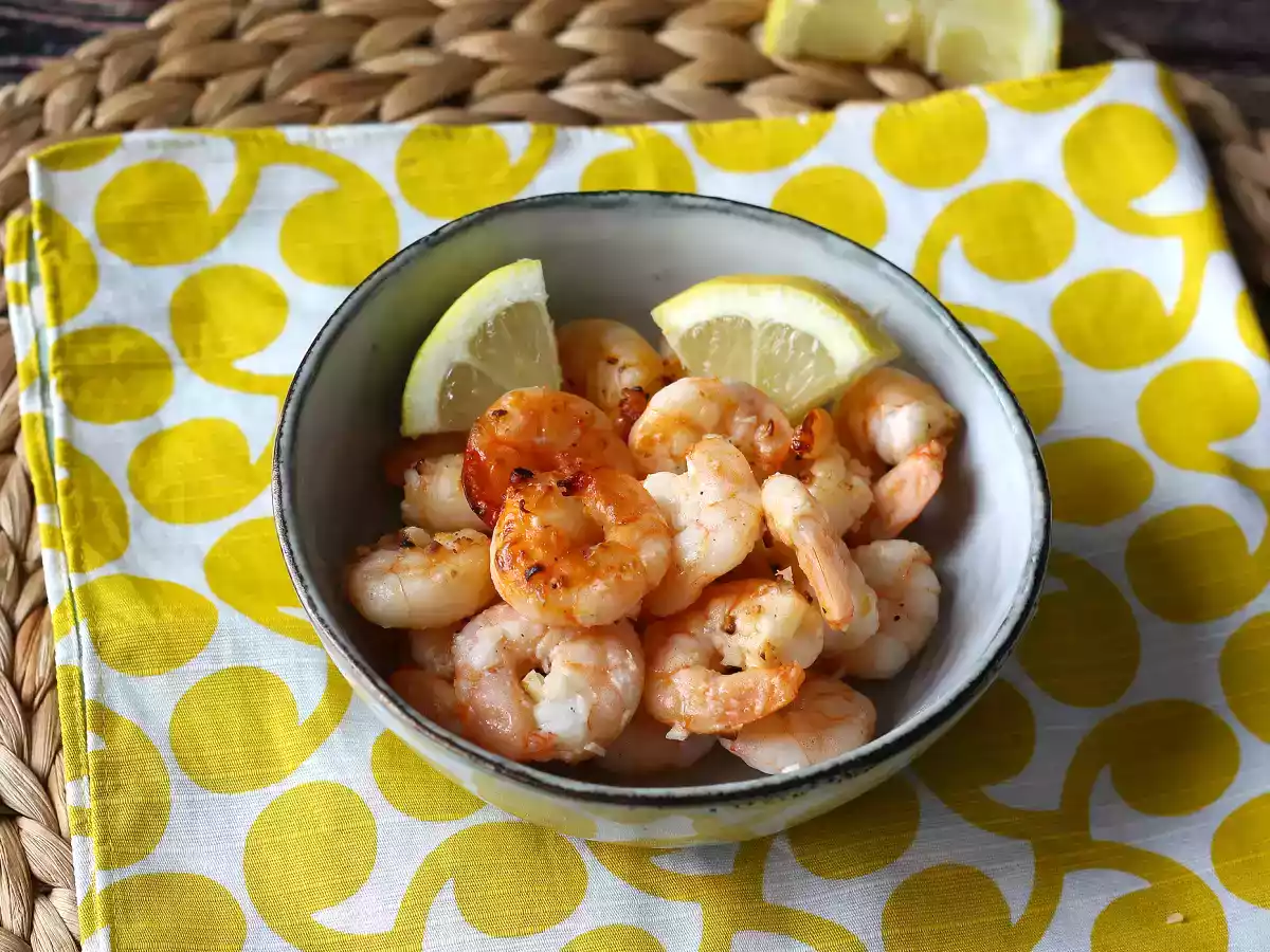 Krevety smažené na vzduchu: lehký a chutný recept - foto 3