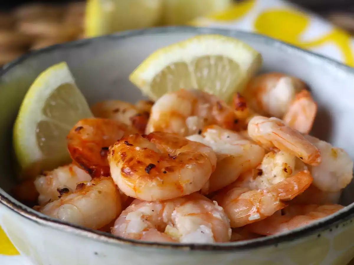 Krevety smažené na vzduchu: lehký a chutný recept - foto 5
