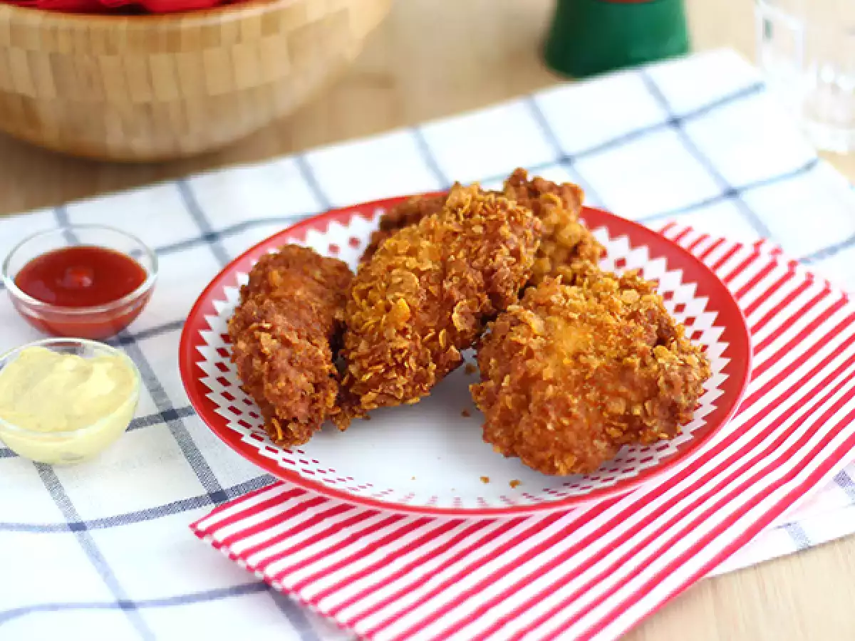Křupavé kuřecí stripsy jako z KFC