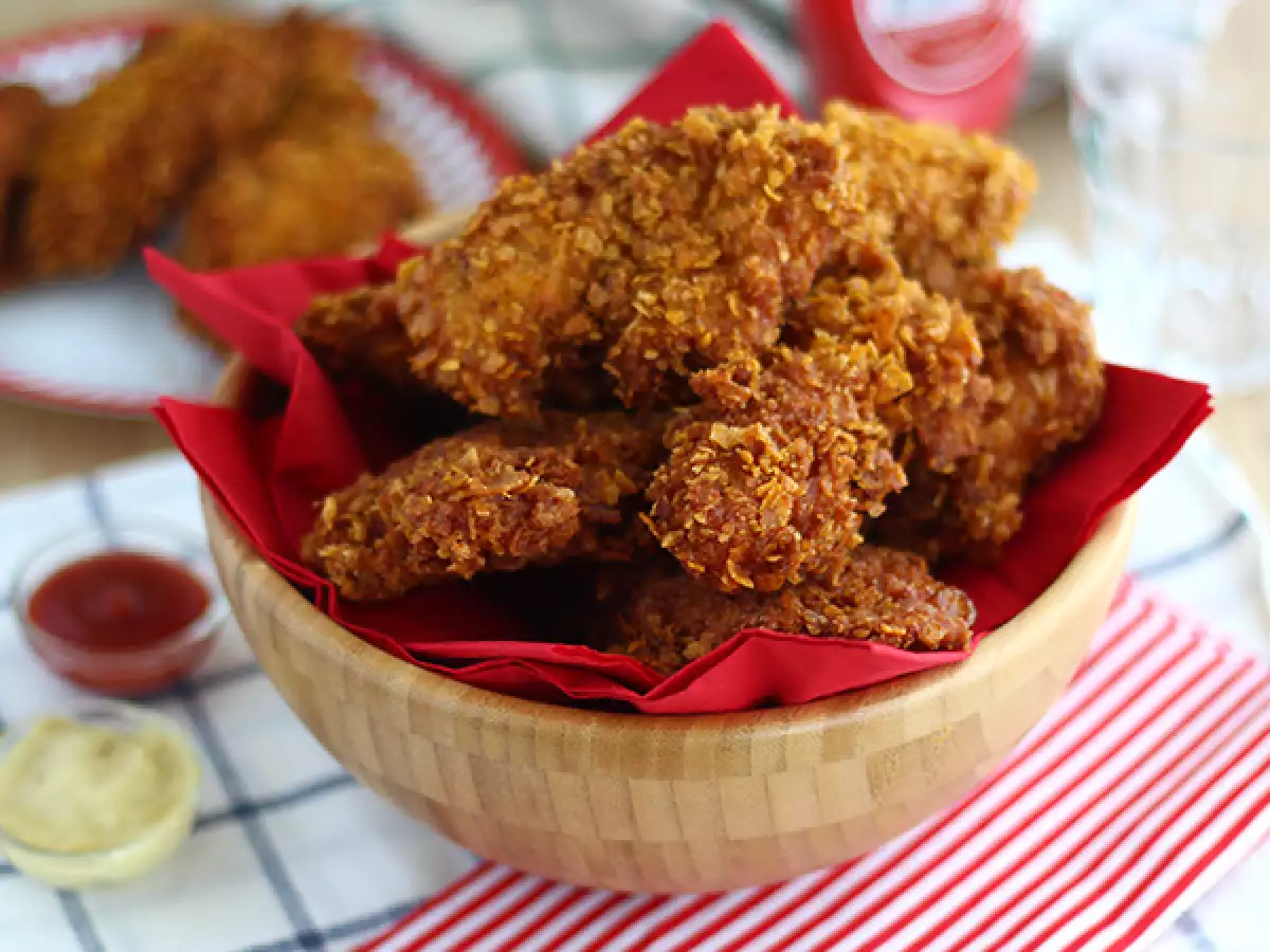Křupavé kuřecí stripsy jako z KFC - foto 2
