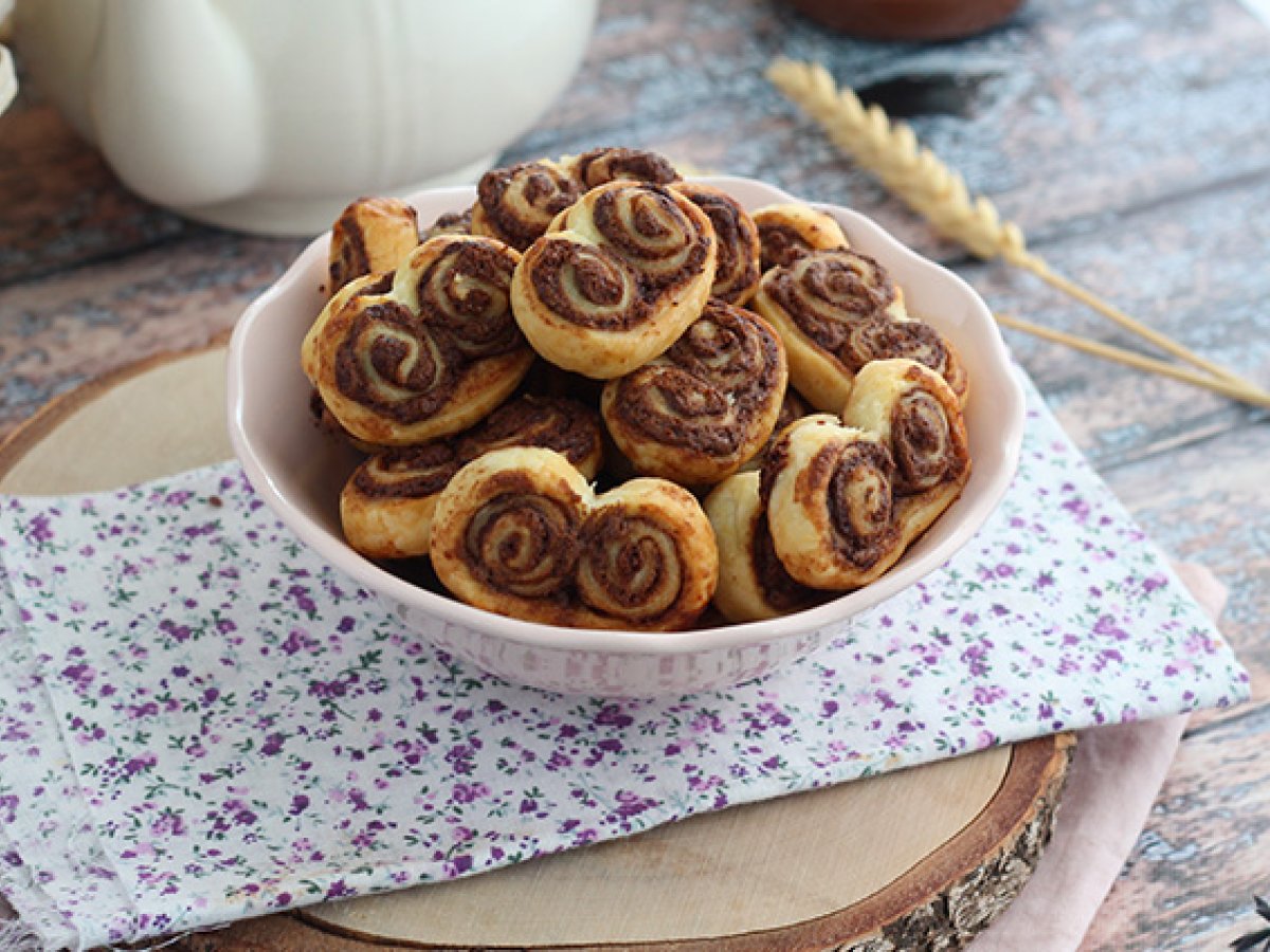 Křupavé palmiers s pomazánkou - foto 2