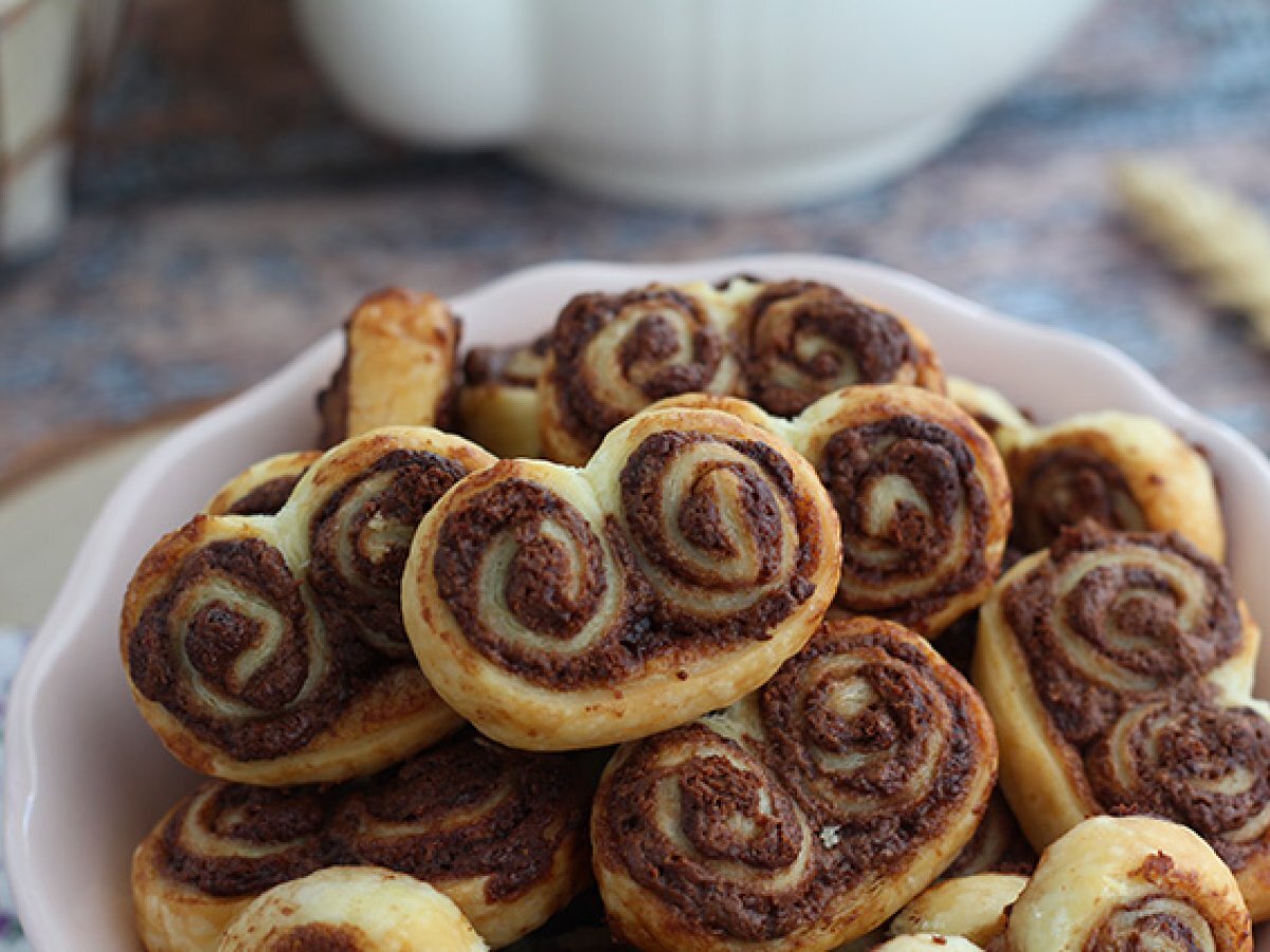 Křupavé palmiers s pomazánkou - foto 3
