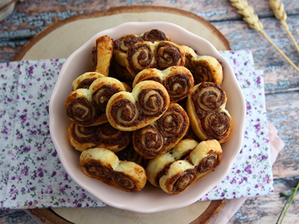Křupavé palmiers s pomazánkou - foto 4