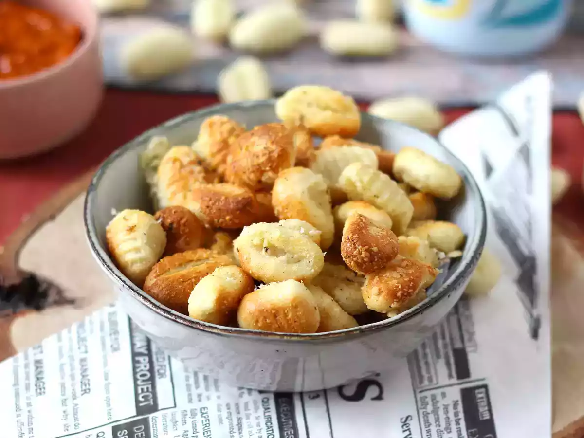 Křupavé parmazánové noky v Air Fryer