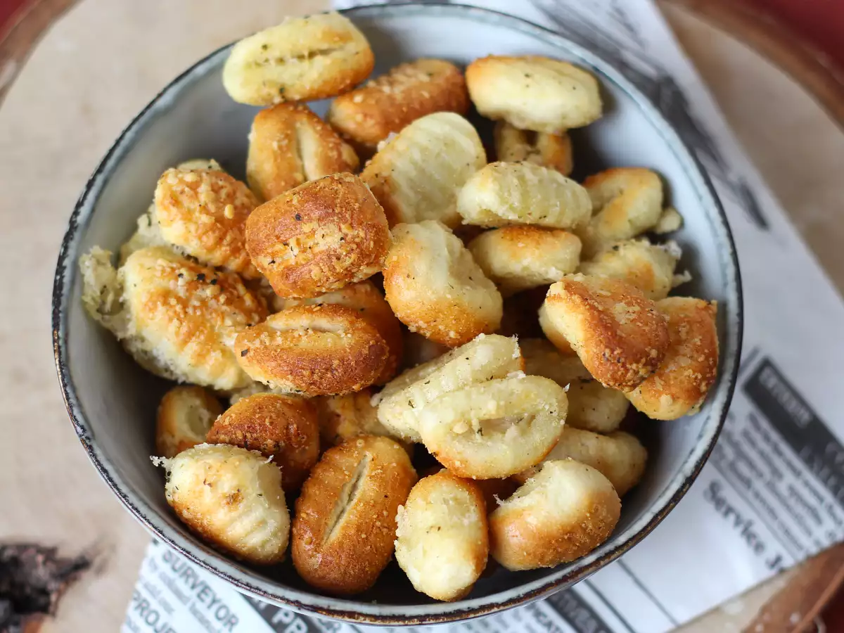 Křupavé parmazánové noky v horkovzdušné fritéze - foto 2