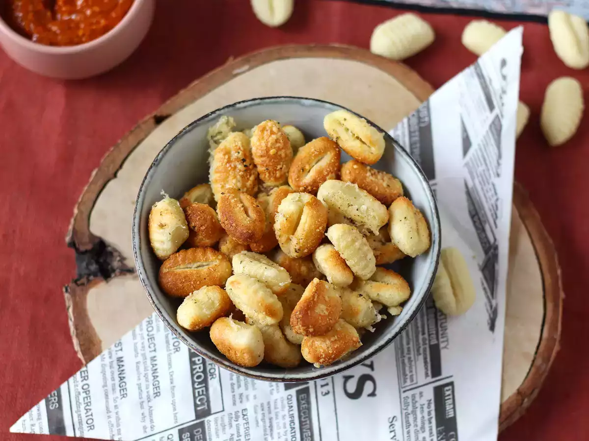 Křupavé parmazánové noky v horkovzdušné fritéze - foto 3