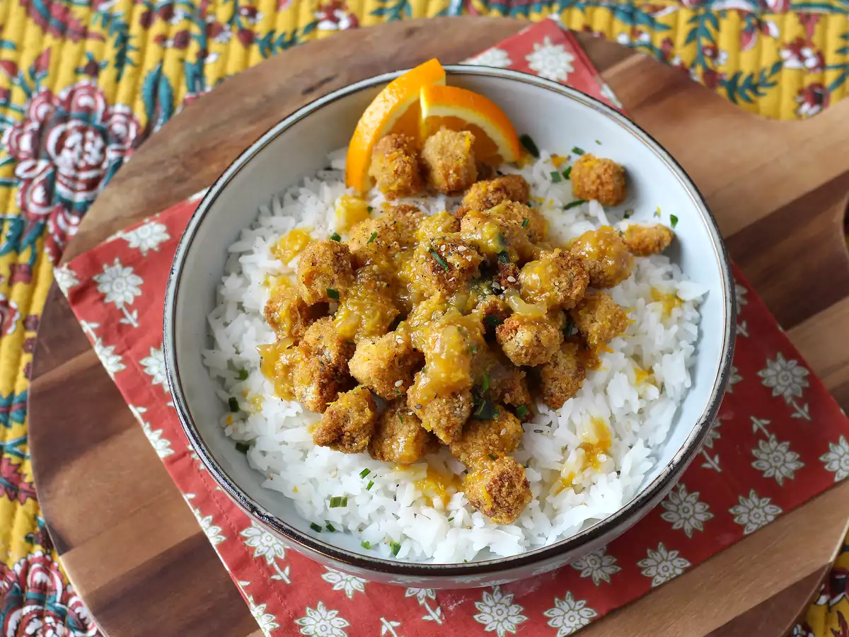 Křupavé tofu s pomerančem - foto 2