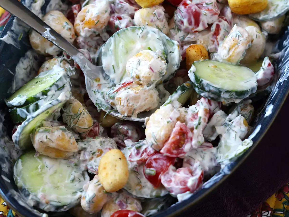 Křupavý salát z noků, ultra moderní, chutný a vyvážený, ideální na léto! - foto 8