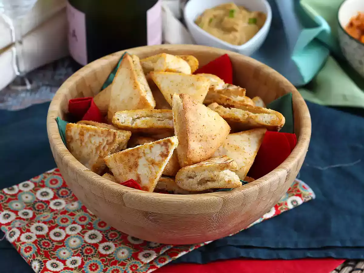 Křupky z pita chleba - rychlý recept - foto 2