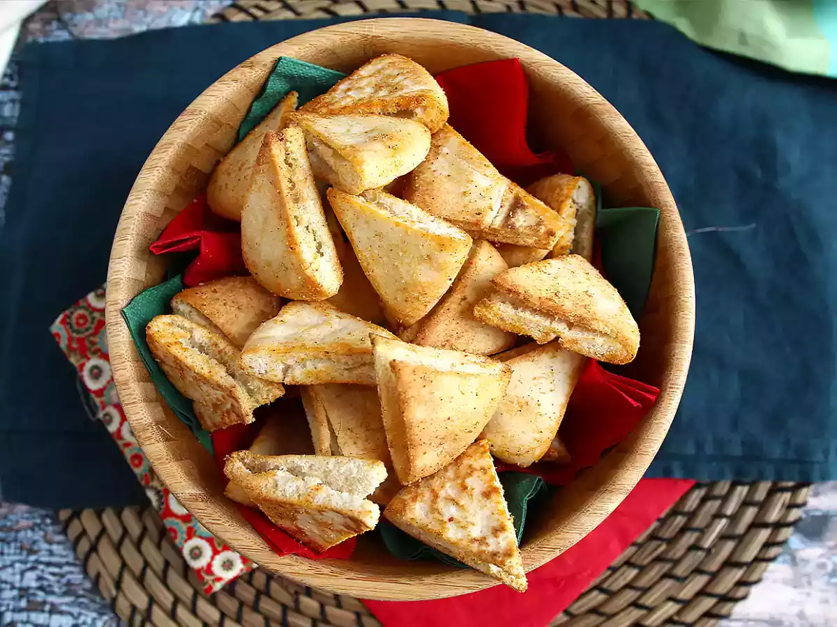 Křupky z pita chleba - rychlý recept - foto 4