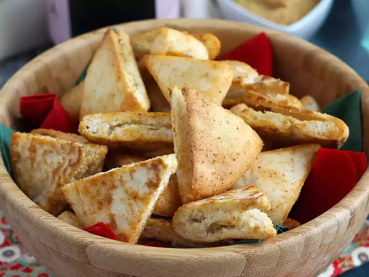 Křupky z pita chleba - rychlý recept - foto 5