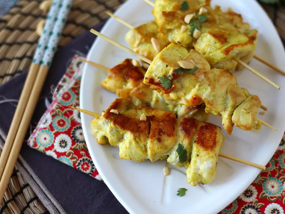 Kuřecí špízy se satay omáčkou: kulinářská cesta do Asie - foto 3