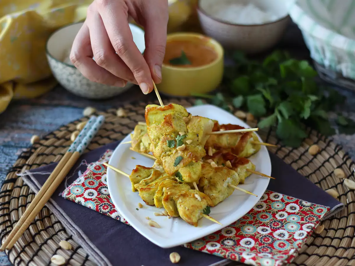 Kuřecí špízy se satay omáčkou: kulinářská cesta do Asie - foto 8