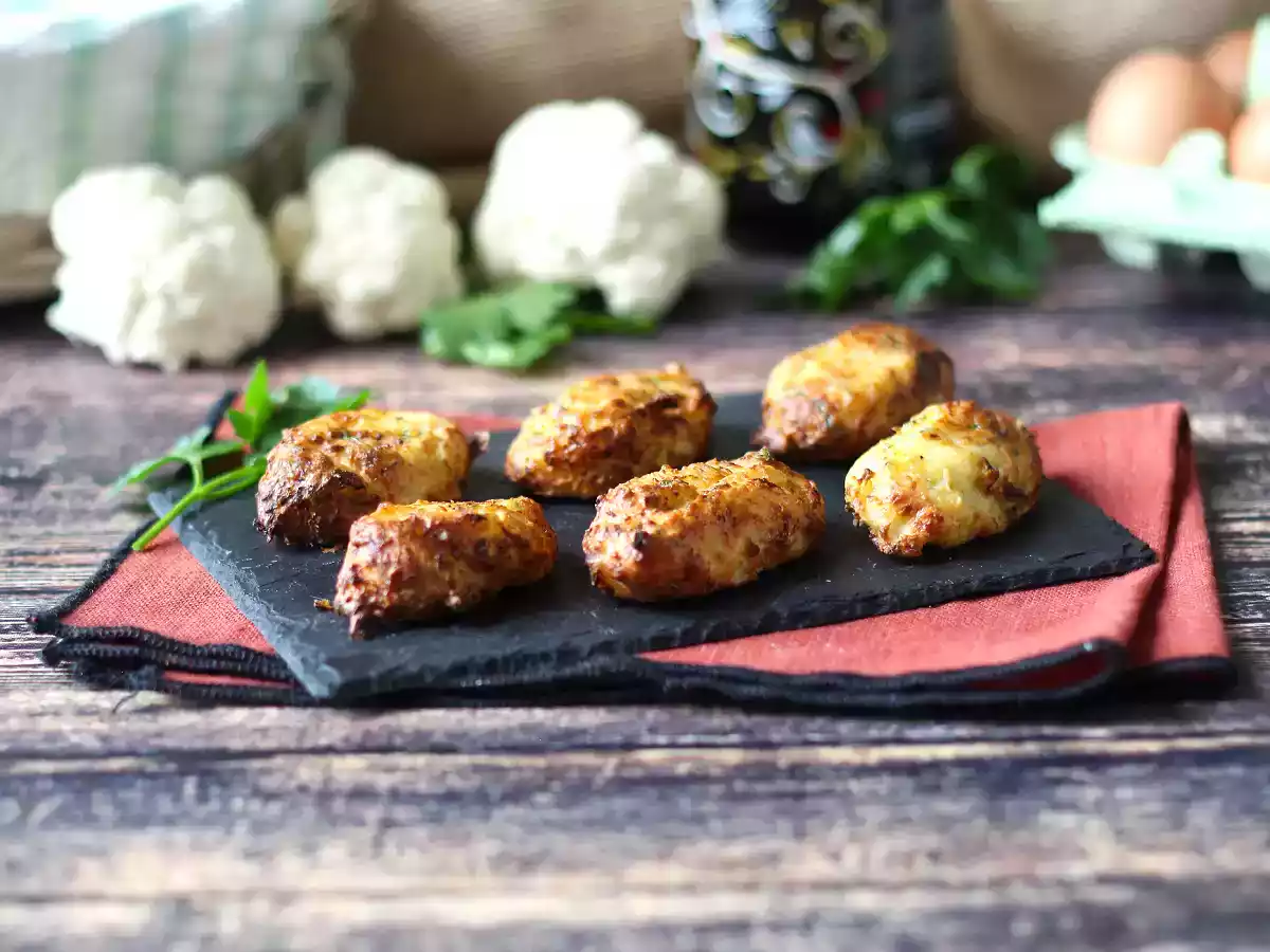 Květákové karbanátky ve fritéze: úsporný a vegetariánský recept - foto 2