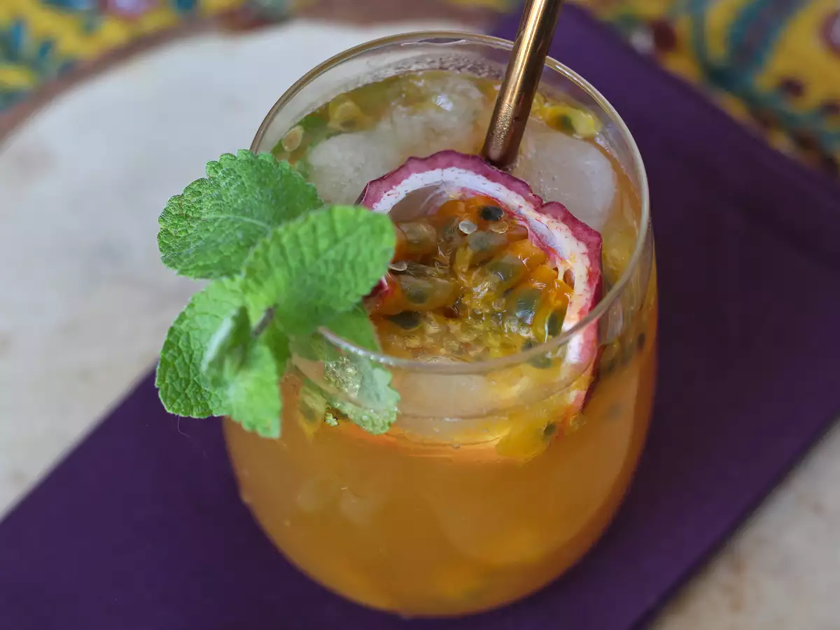 Ledový čaj z mučenky - foto 4