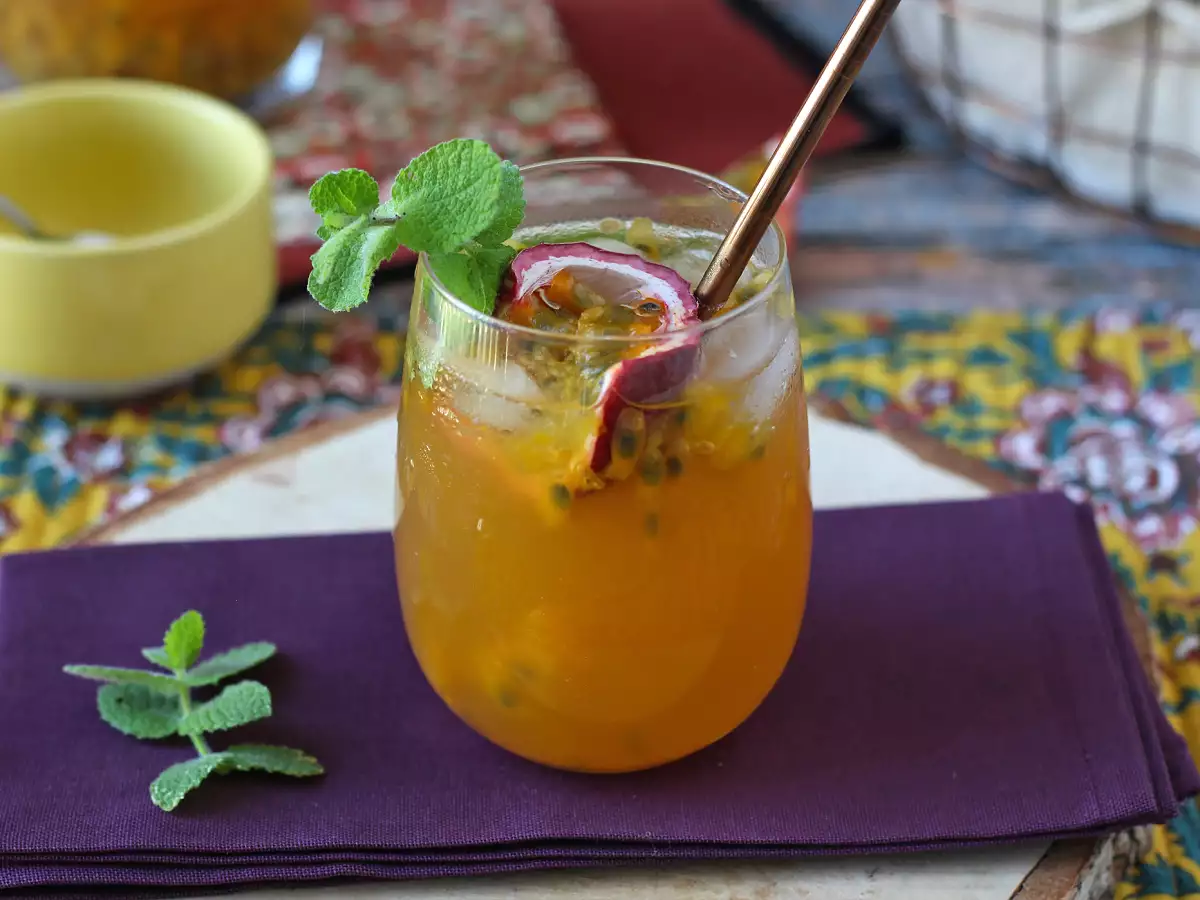 Ledový čaj z mučenky - foto 5