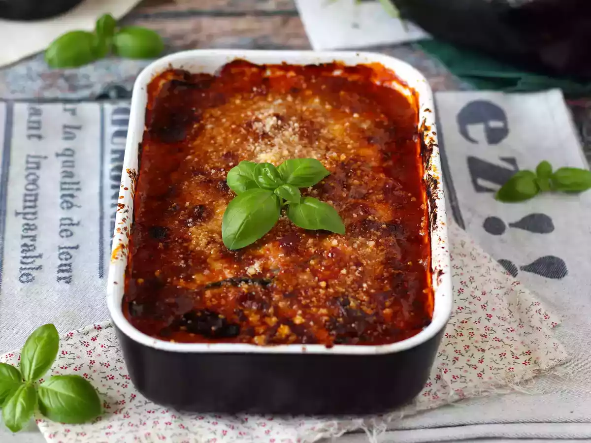 Lilek parmigiana, tradiční recept vysvětlený krok za krokem! - foto 2