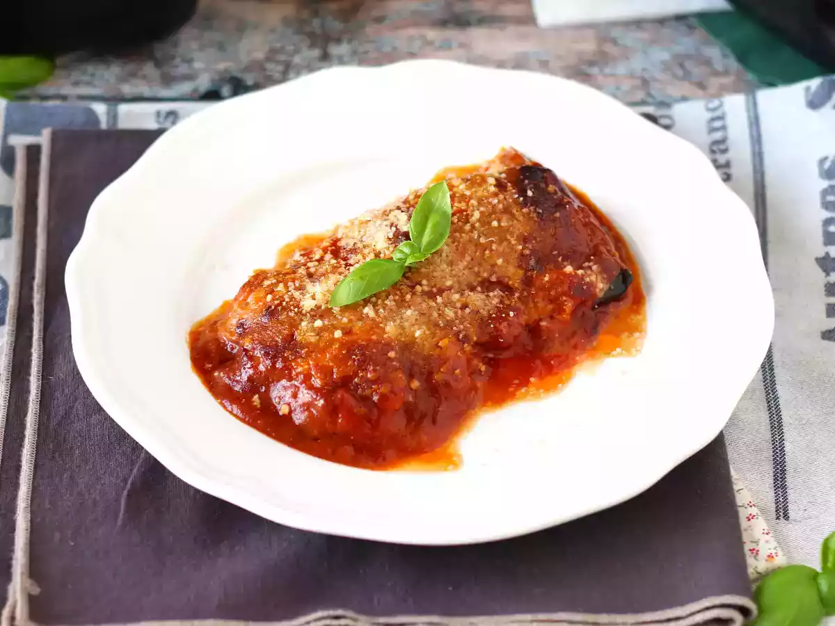 Lilek parmigiana, tradiční recept vysvětlený krok za krokem! - foto 3