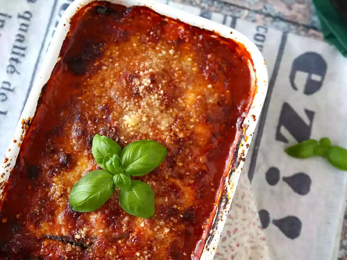 Lilek parmigiana, tradiční recept vysvětlený krok za krokem! - foto 4