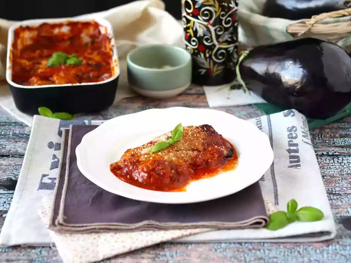 Lilek parmigiana, tradiční recept vysvětlený krok za krokem! - foto 7