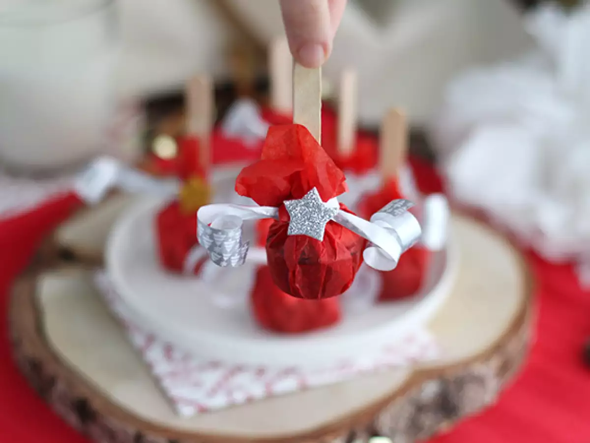 Lízátka do horké čokolády: hořká čokoláda a marshmallow - foto 2