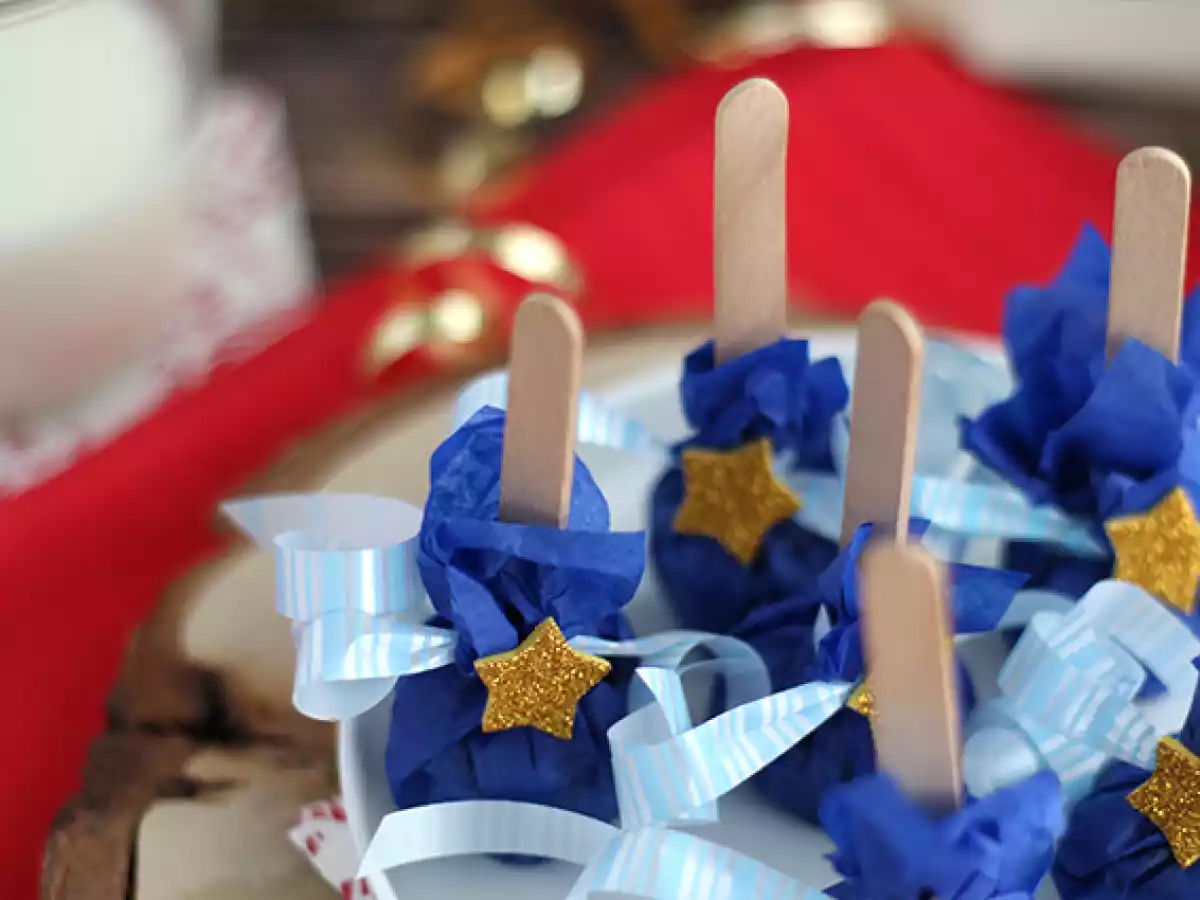 Lízátka s horkou čokoládou: bílá čokoláda + speculoos - foto 5