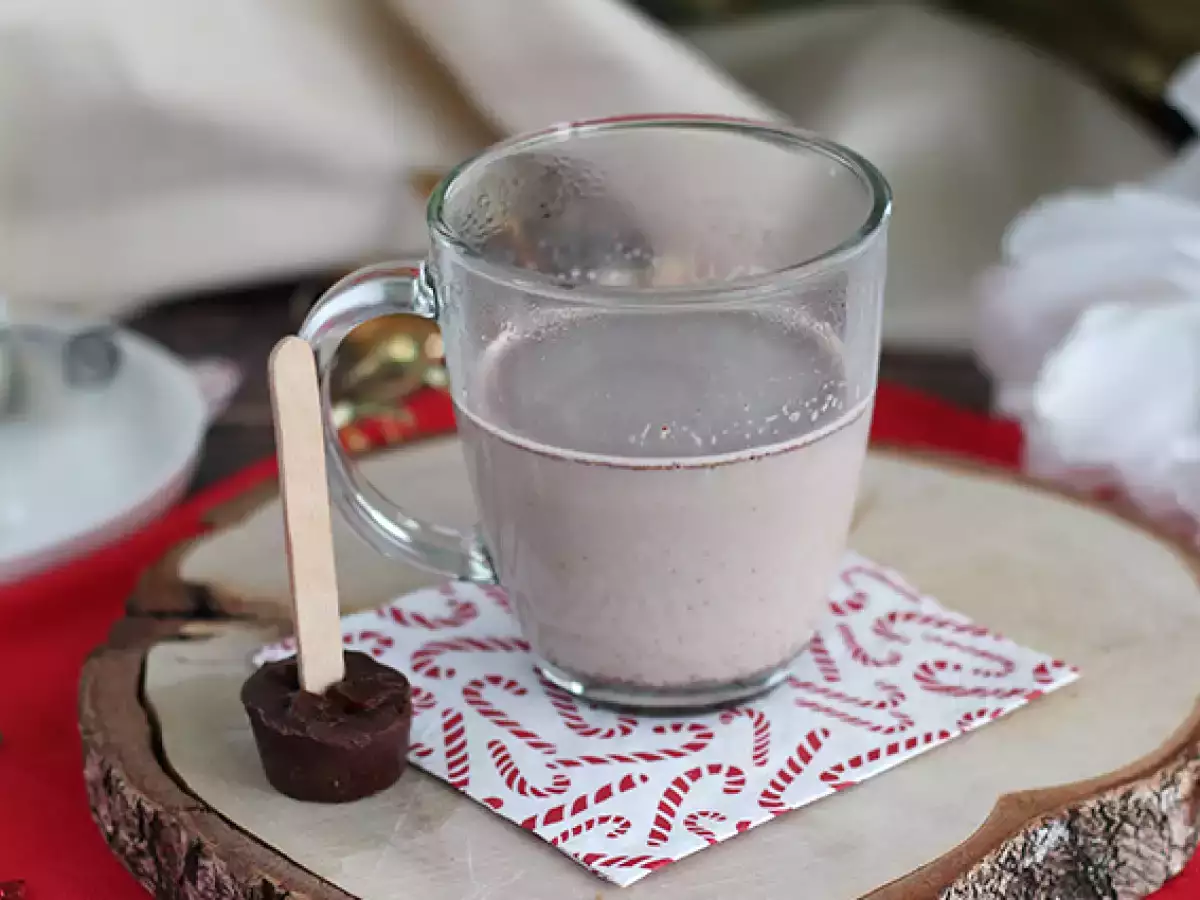 Lízátka s horkou čokoládou: hořká čokoláda + Carambar - foto 3