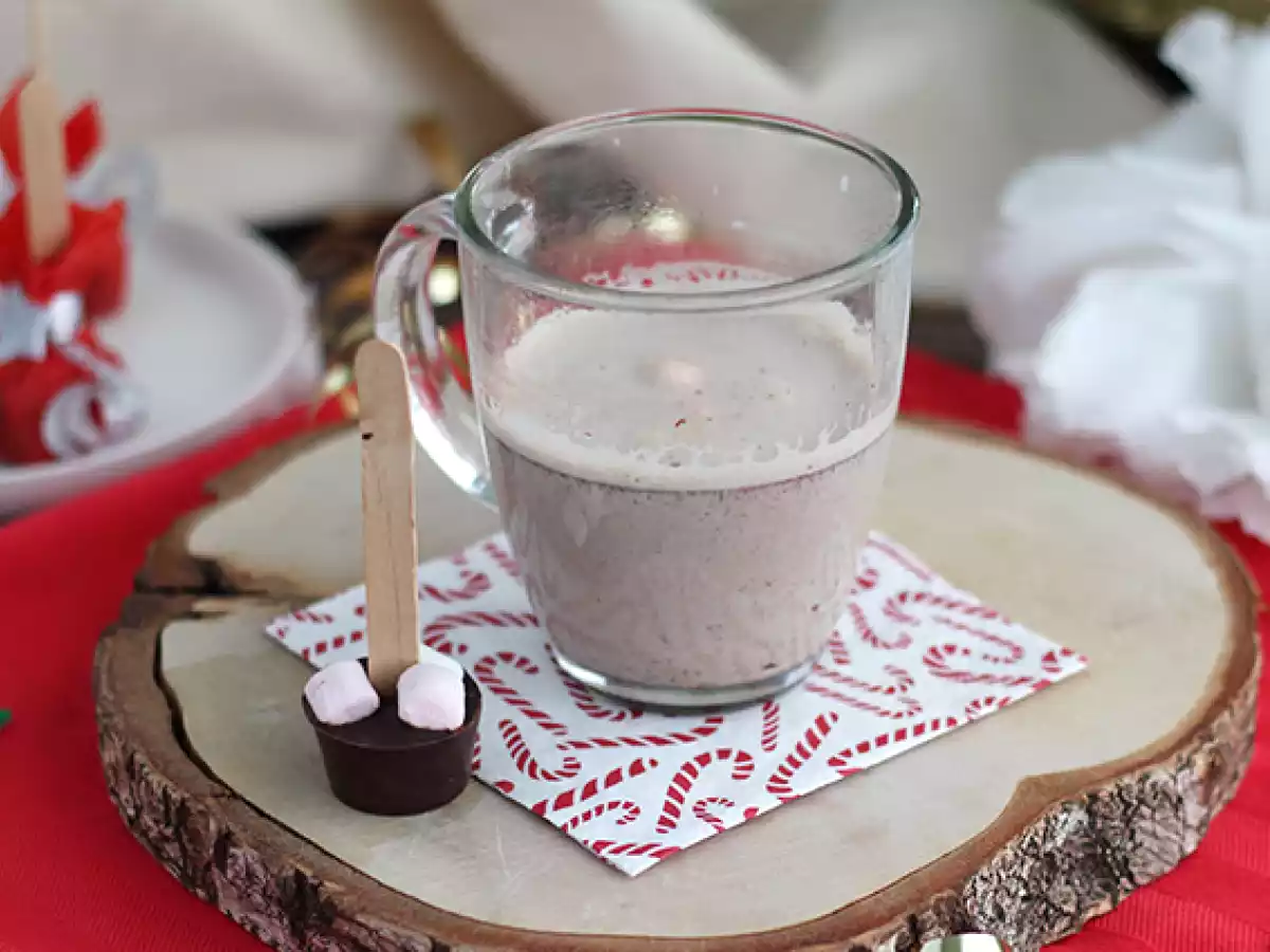 Lízátka s horkou čokoládou: hořká čokoláda + marshmallow - foto 3