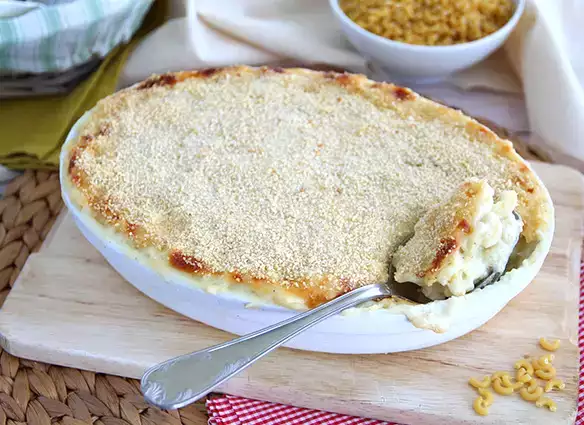 Mac and cheese, americký sýrový gratin