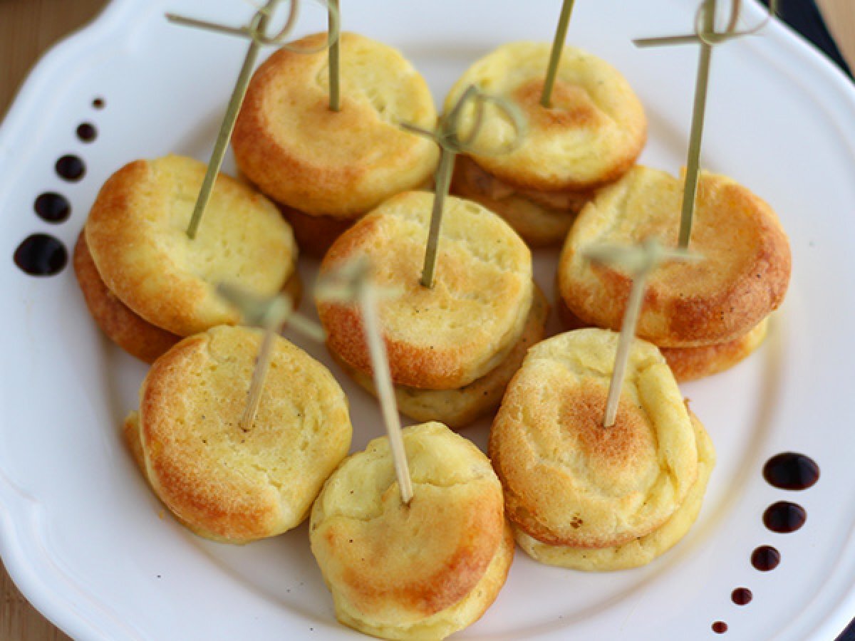 Makronky z foie gras s quenellemi - foto 3