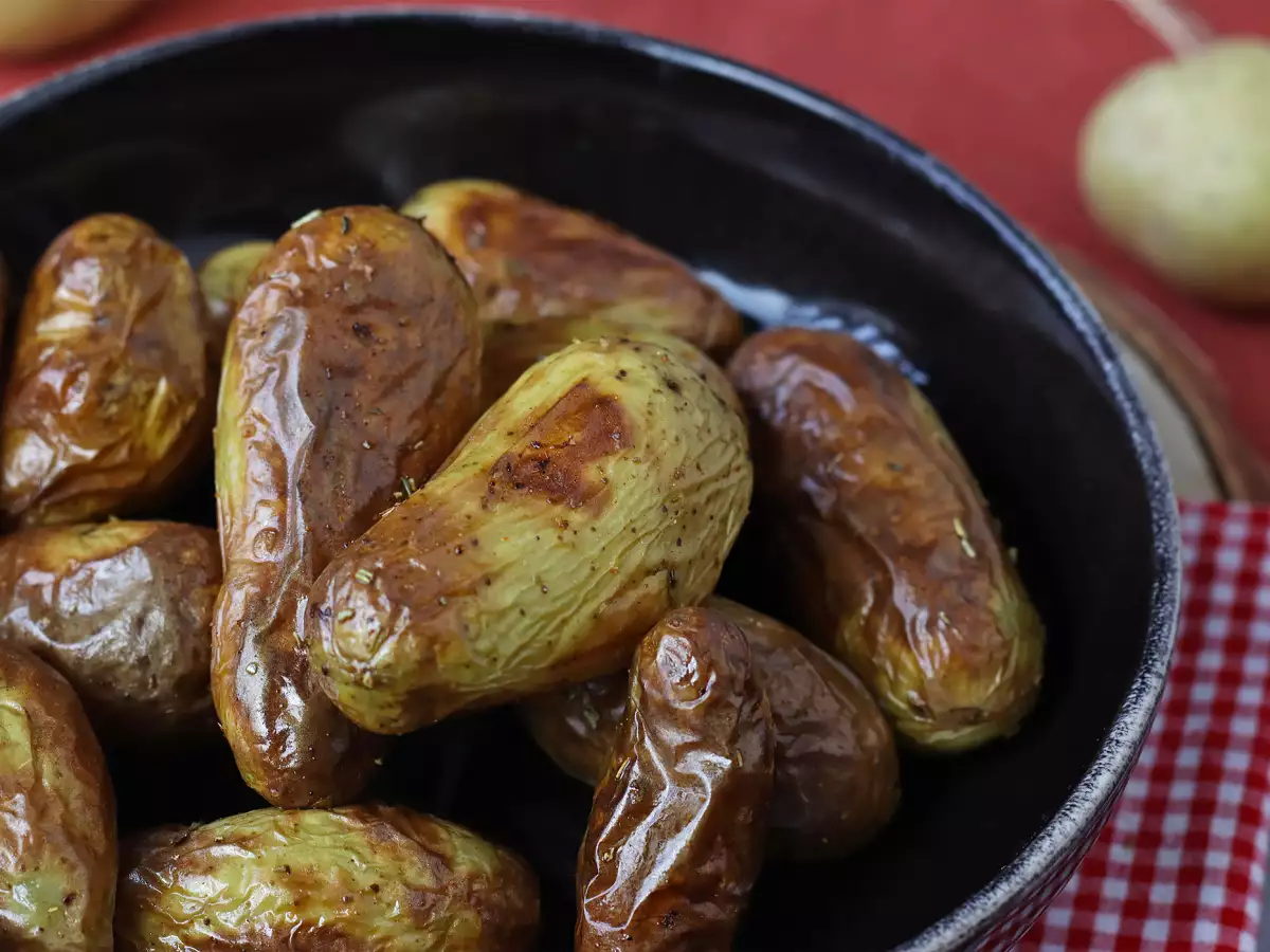 Malé brambory v horkovzdušné fritéze (Air Fryer) - foto 3