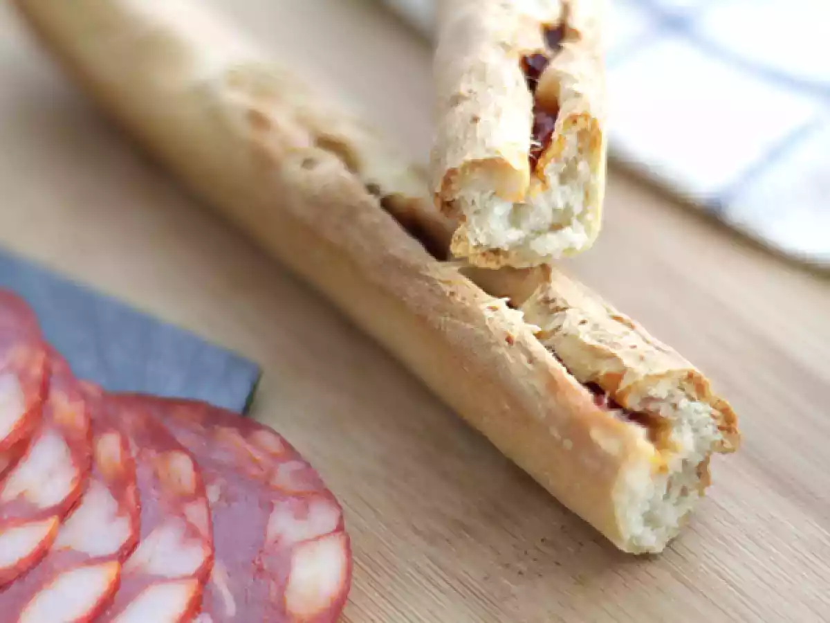 Malé chorizo bagetky