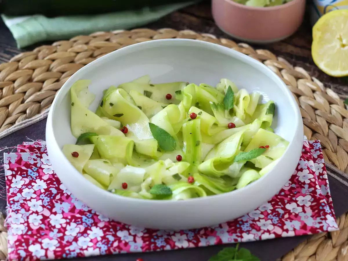 Marinované cukety, ideální zeleninové carpaccio na léto! - foto 4