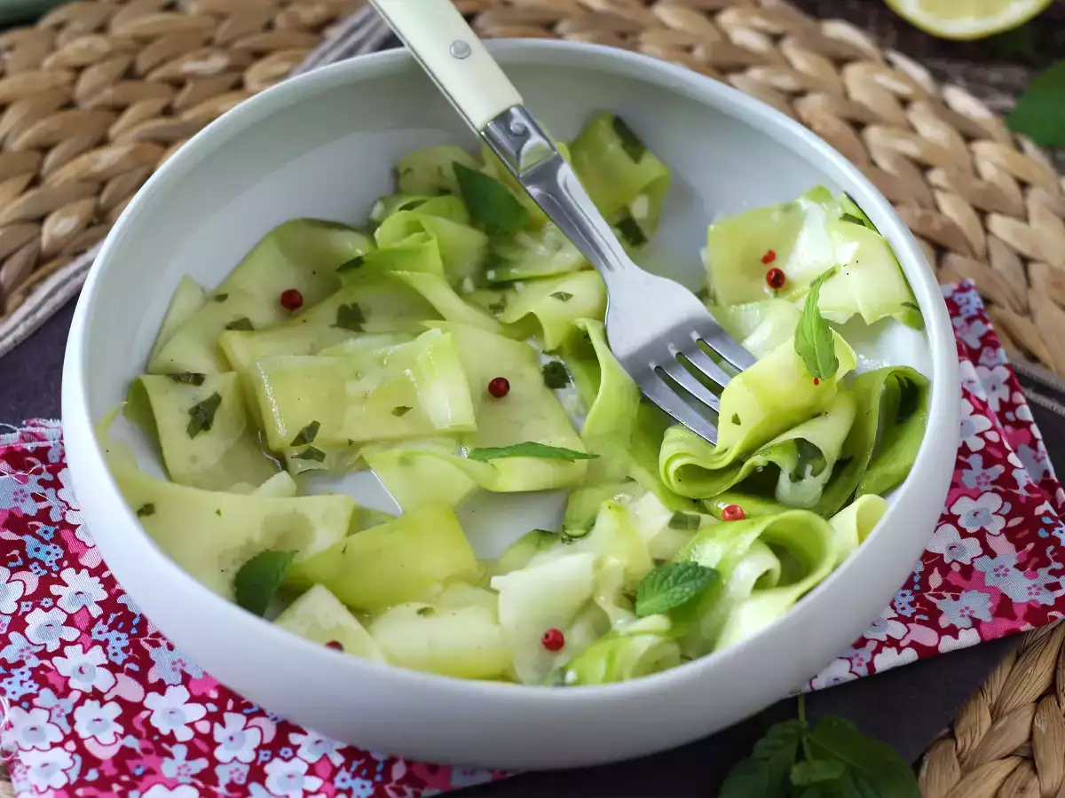 Marinované cukety, ideální zeleninové carpaccio na léto! - foto 5