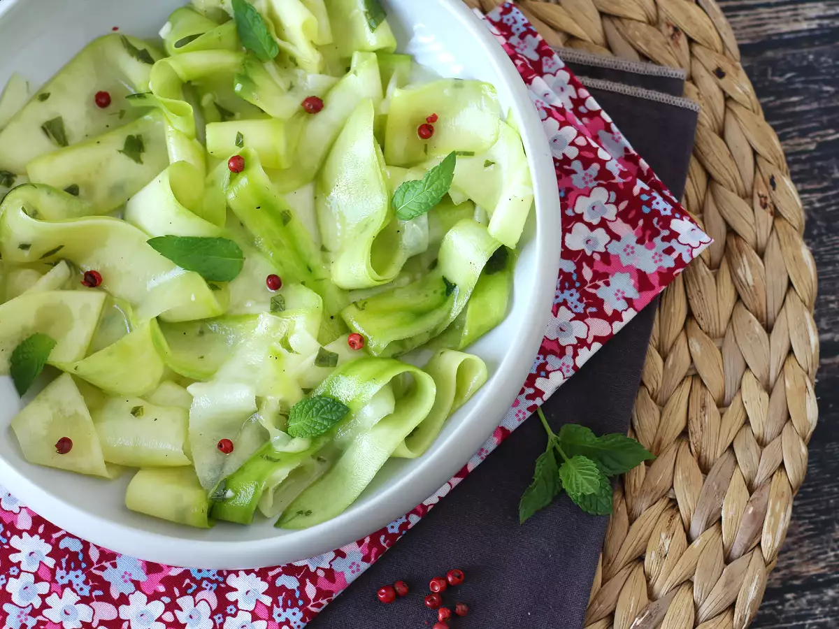 Marinované cukety, ideální zeleninové carpaccio na léto! - foto 6