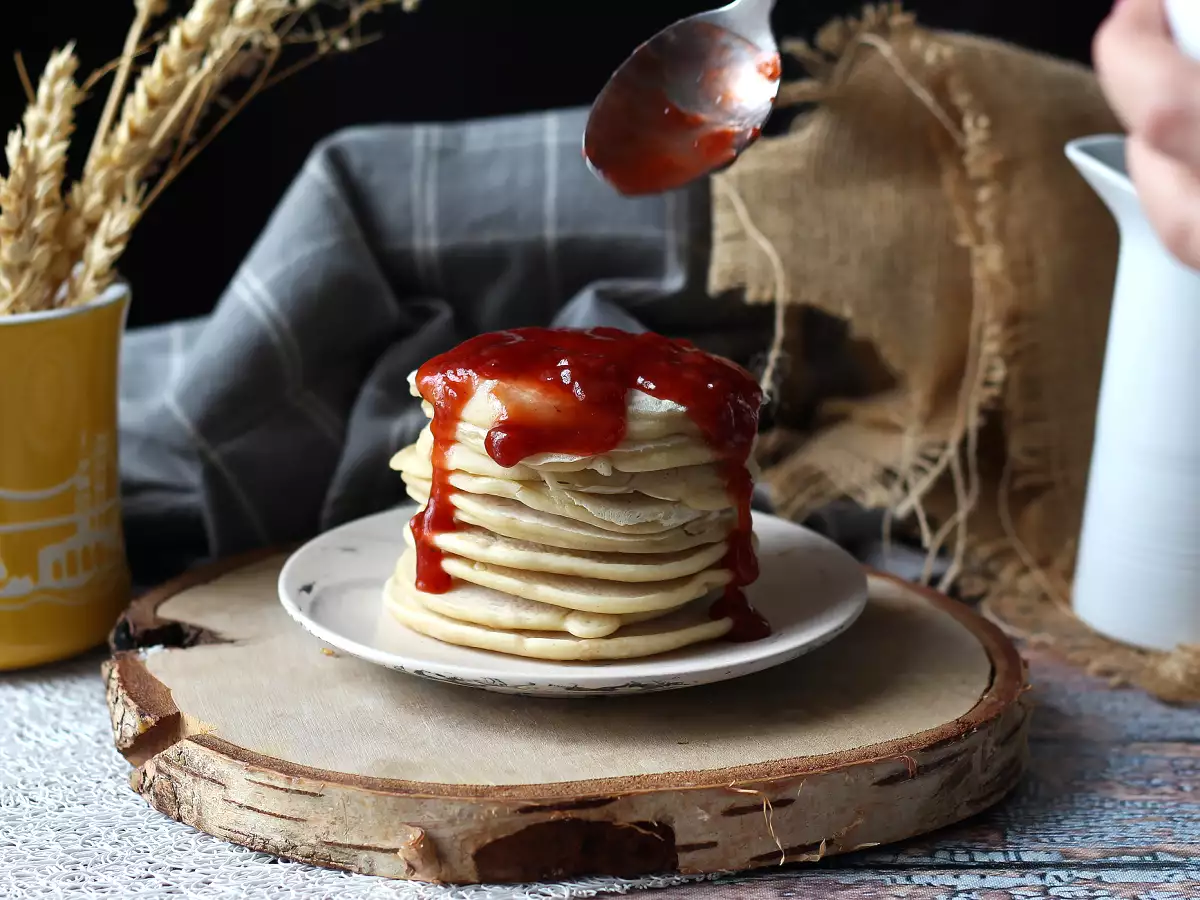 Měkké veganské palačinky s lněným vejcem: snadný recept bez vajec
