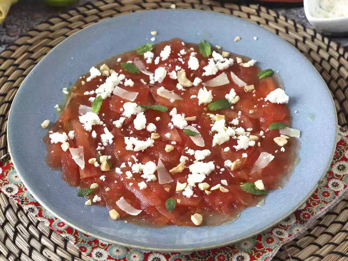 Melounové carpaccio: osvěžující letní předkrm - foto 5