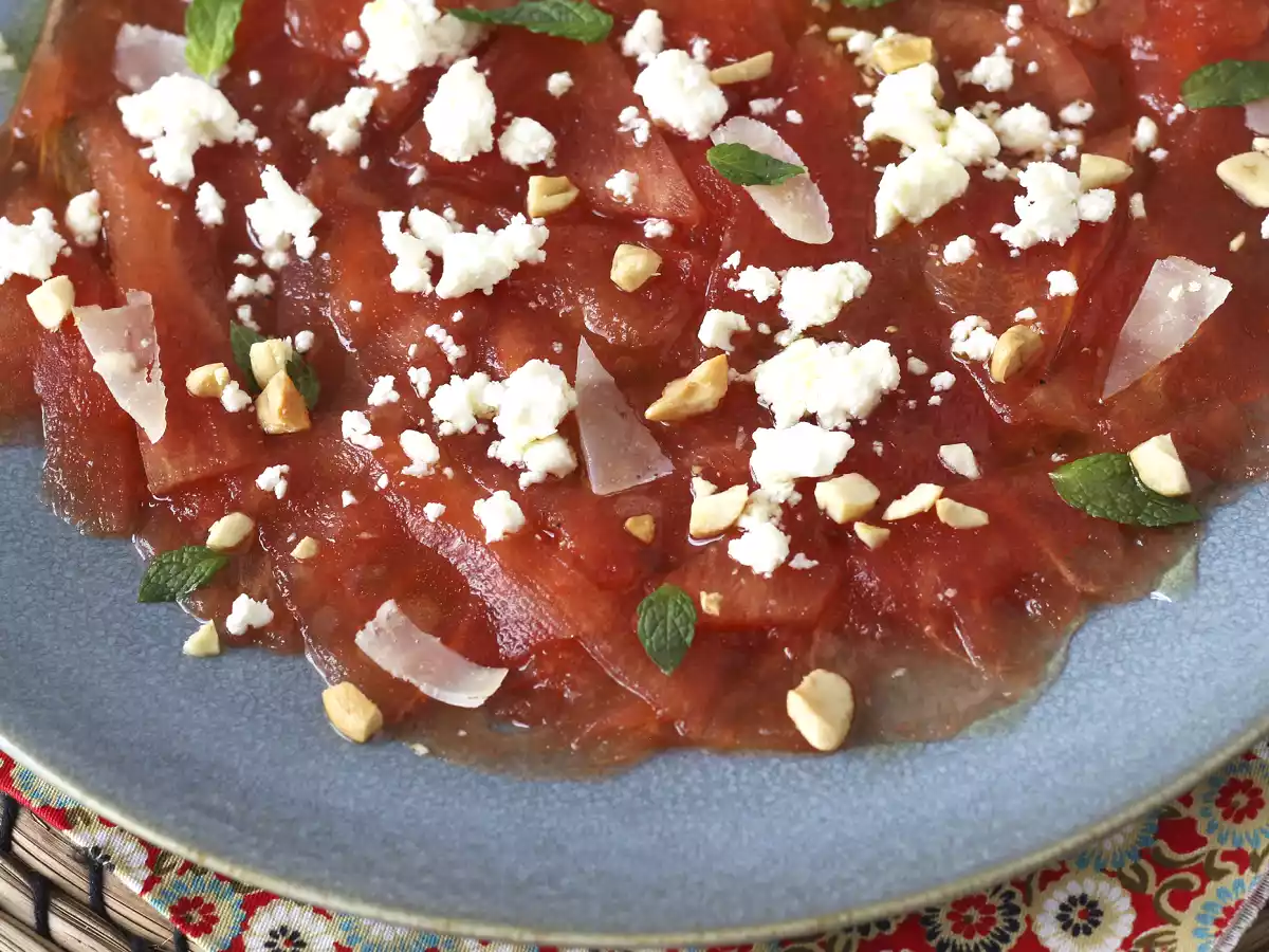 Melounové carpaccio: osvěžující letní předkrm - foto 6