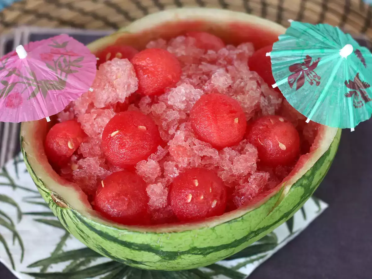 Melounové frosé: super osvěžující mražený koktejl z růžového vína! - foto 2