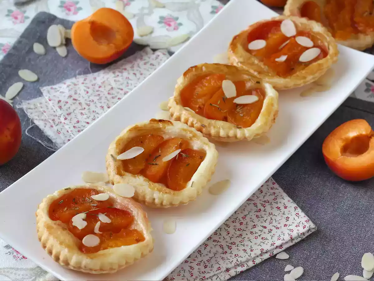 Meruňkové tartelettes tatin, rychlý dezert, když máte hosty!