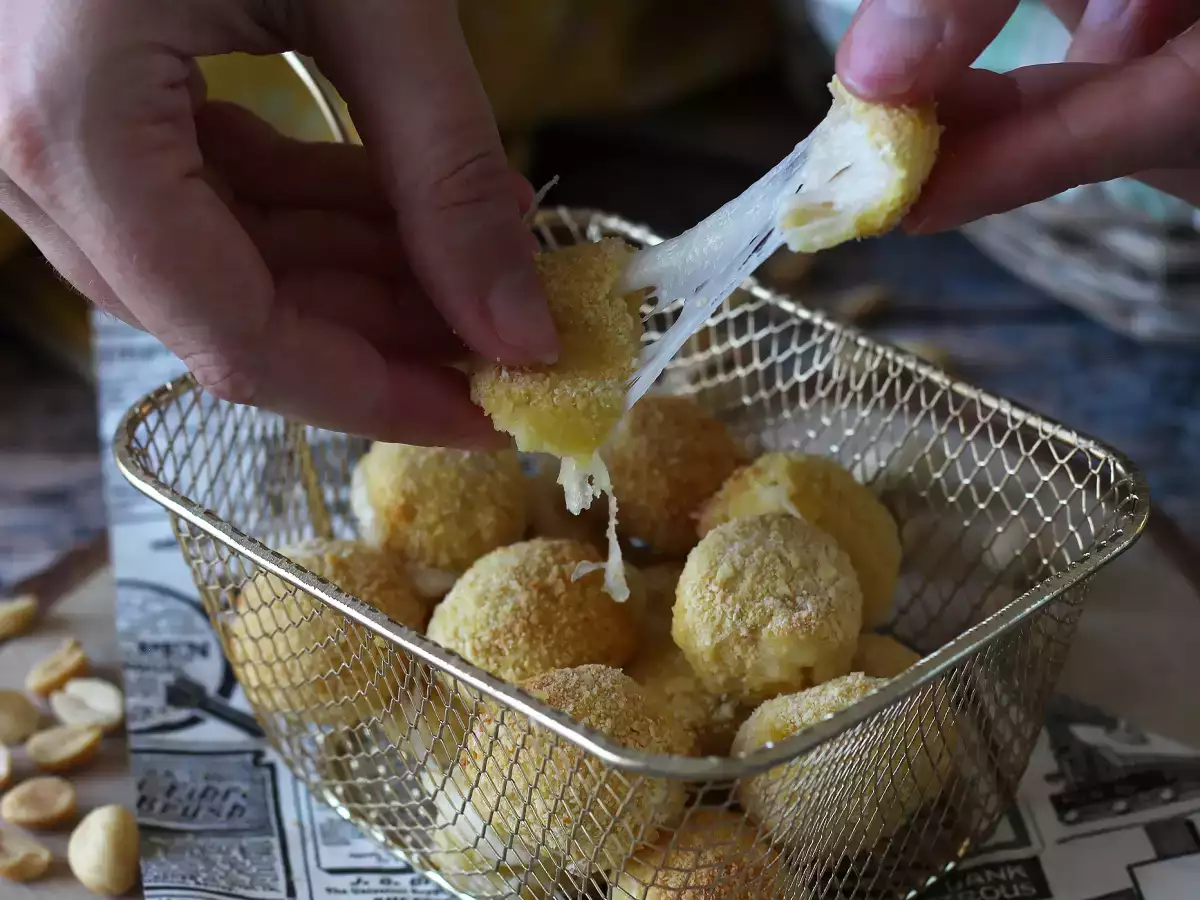 Mini mozzarelly v horkovzdušné fritéze - foto 2