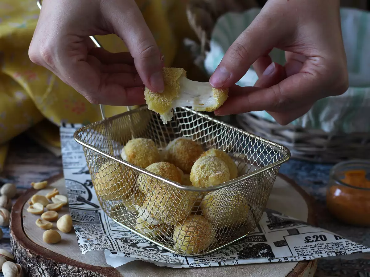 Mini mozzarelly v horkovzdušné fritéze - foto 4