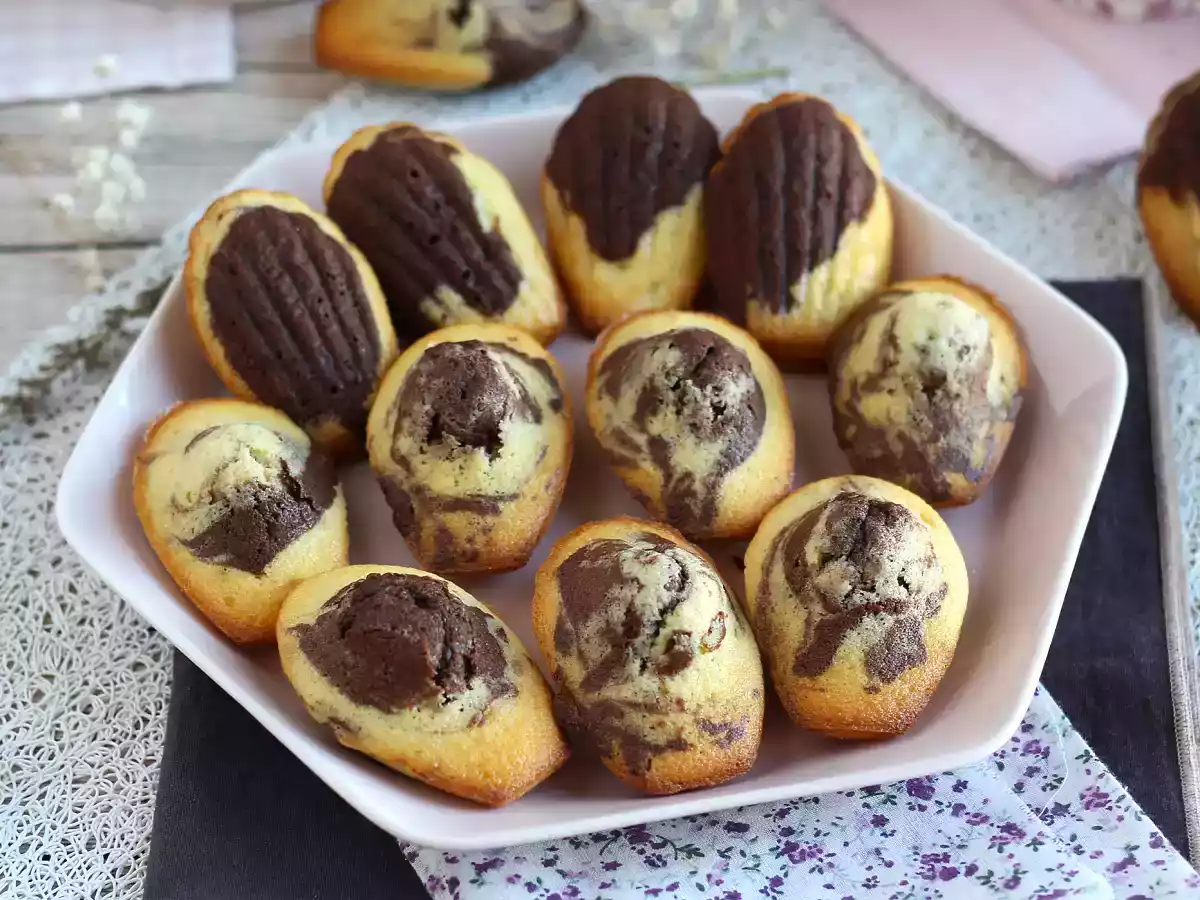 Mramorované madeleines, které musíte vyzkoušet!