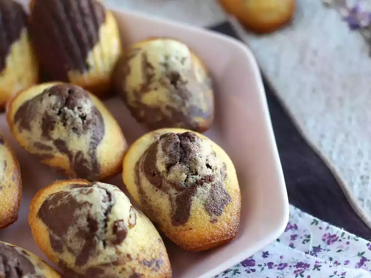 Mramorované madeleines, které musíte vyzkoušet! - foto 2