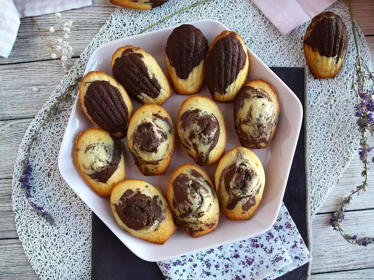 Mramorované madeleines, které musíte vyzkoušet! - foto 3