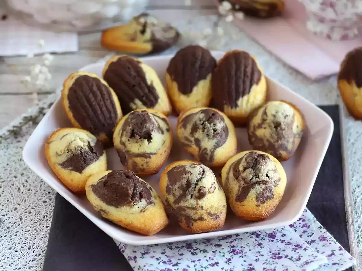 Mramorované madeleines, které musíte vyzkoušet! - foto 5