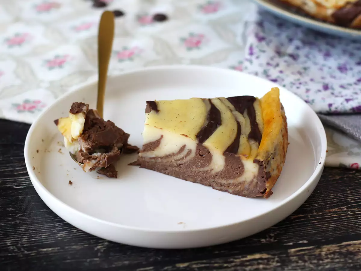 Mramorovaný flan bez těsta, velmi snadná příprava pro zaručený wow efekt. - foto 7