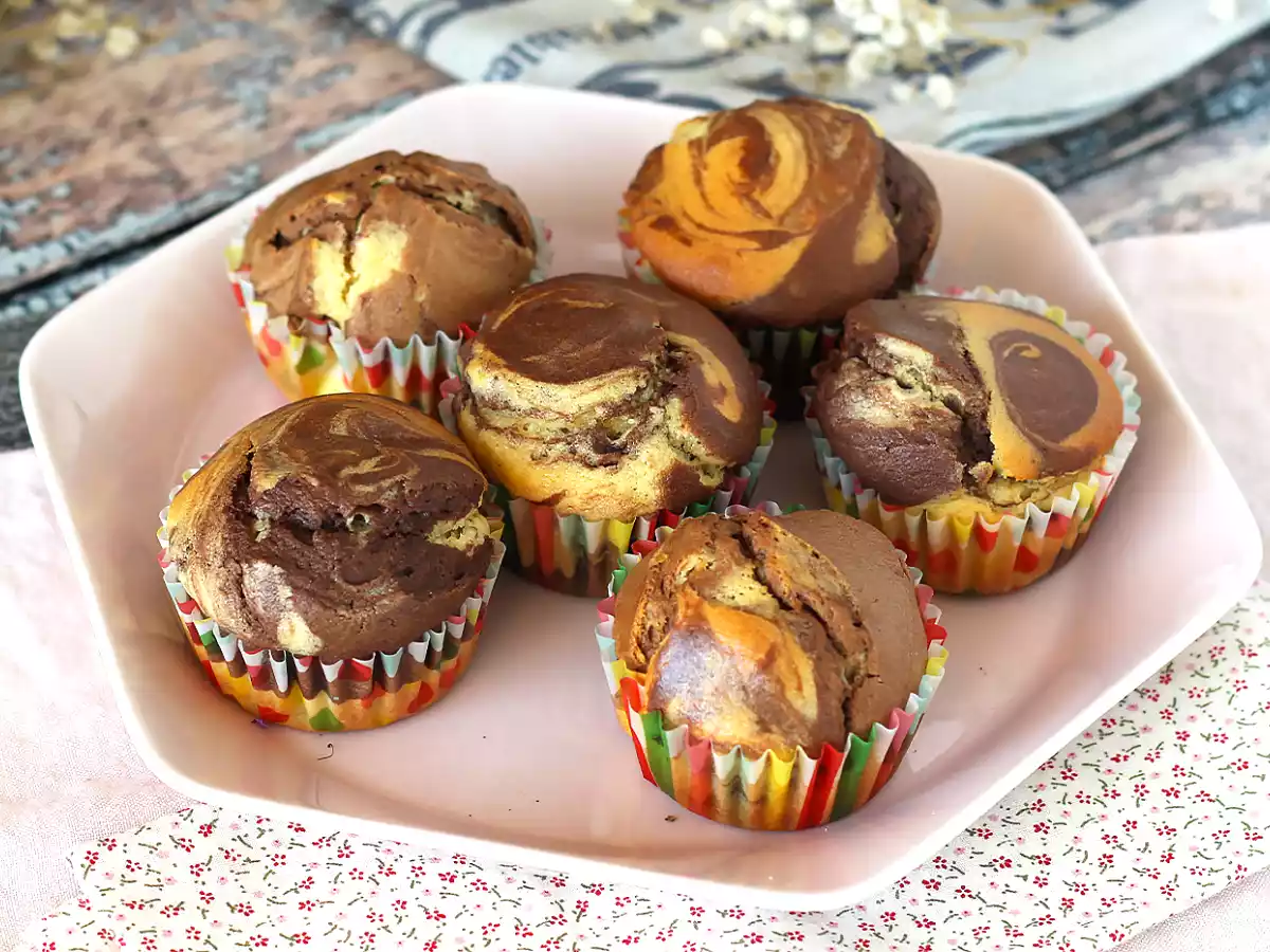 Mramorové muffiny - foto 4