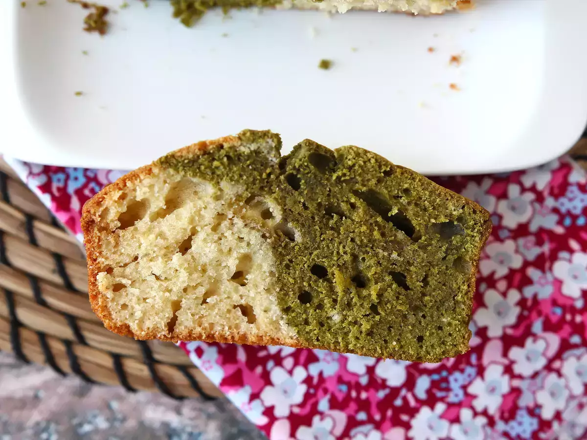 Mramorový dort s čajem matcha - foto 3